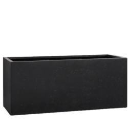 Rectangular Concrete Planter (Black)